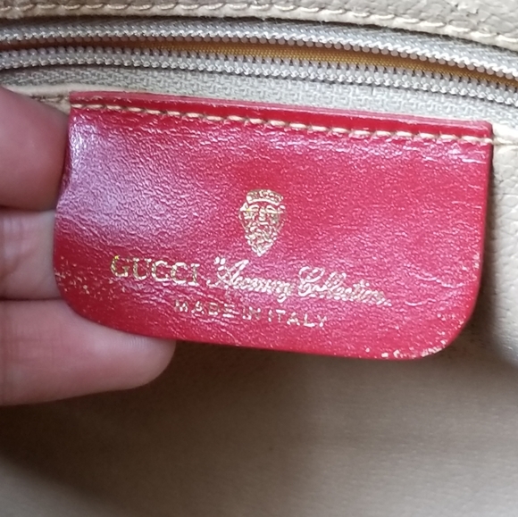 Authentic Vintage Red Gucci Sling Bag